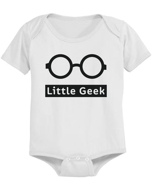 Funny Big Geek Little Geek Matching Dad Shirt and Baby Onesie - 365INLOVE