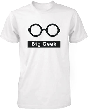 Funny Big Geek Little Geek Matching Dad Shirt and Baby Onesie - 365INLOVE