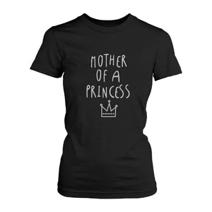 Mother Of Princess Mom, Daughter Of Queen Baby Girl Bodysuit Matching Outfits - 365INLOVE