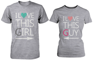 I love this guy and I love this girl couple shirts