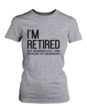 I'm Retired Cute Shirt for Grandfather Cute Tee Christmas Gifts for Grandpa - 365INLOVE