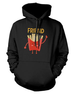 Burger and Fries BFF Hoodies Best Friend Matching Hooded Sweatshirts - 365INLOVE