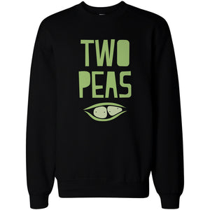 Two Peas in a Pod Funny BFF Matching SweatShirts Gift for Best Friend - 365INLOVE