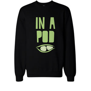 Two Peas in a Pod Funny BFF Matching SweatShirts Gift for Best Friend - 365INLOVE
