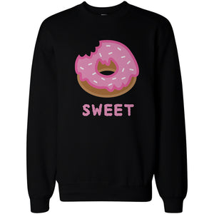 Cute Sweet and Sour Funny BFF Matching Couple SweatShirts for Best Friend - 365INLOVE