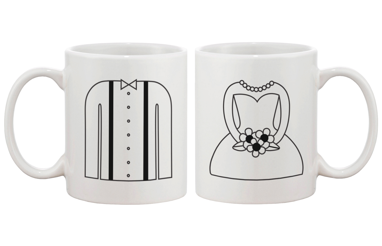 Matching Couple Mugs Love Statement Her One His Only Gift – Matchizz