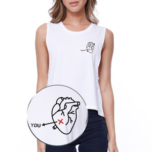 No More You In My Heart Pocket Crop Tee