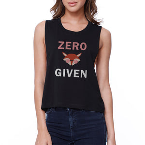 Zero Fox Given Crop Tee