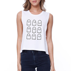 Ghosts Crop Tee