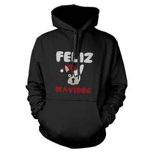 Feliz Navidog Bulldog Hoodie