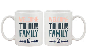 Welcome to Our Family Coffee Mug for Daughter in Law or Son in Law Cute - 365INLOVE