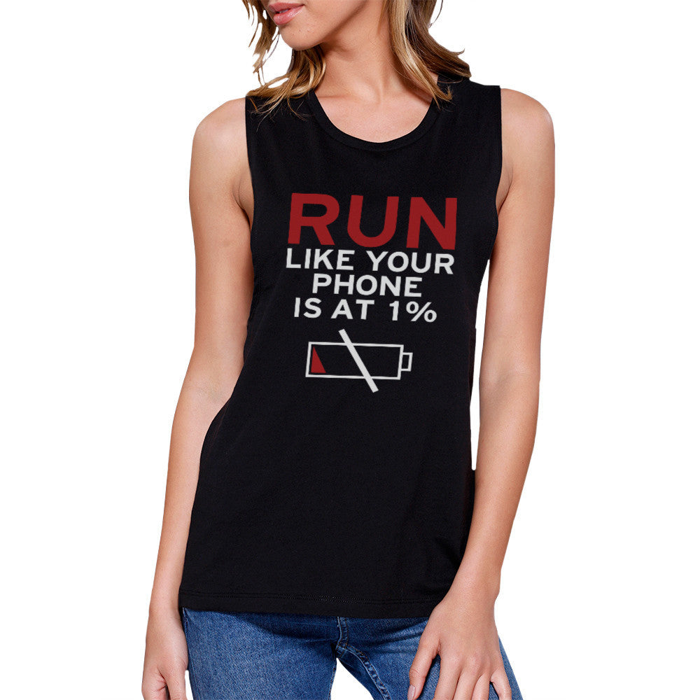 Run Work Out Muscle Tee