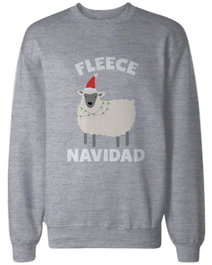 Feliz Navidad Christmas Sweatshirts Funny Holiday Pullover Fleece Sweaters - 365INLOVE