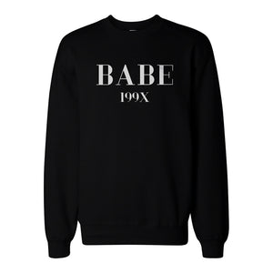 Babe 199X Pocket Print Sweatshirt