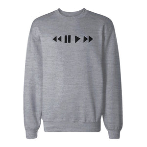 Media Buttons Sweatshirt