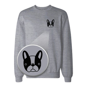 French Bulldog Pocket Print Sweatshirt