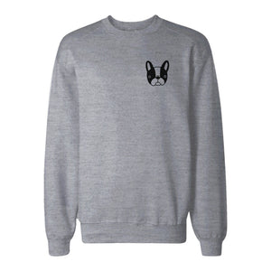 French Bulldog Pocket Print Sweatshirt