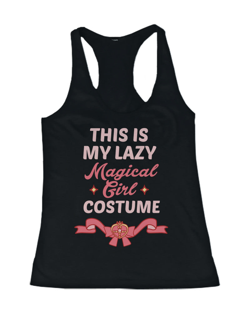 This is My Lazy Magical Girl Costume Funny Women's Tank Top for Halloween - 365INLOVE