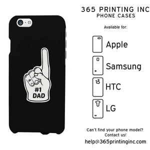 #1 Dad Funny Phone Case Great Gift For Fathers Day Cute Phone Cover - 365INLOVE