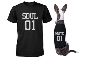 Soulmate Matching T-Shirts for Pet and Owner Funny Tees for Dog and Human - 365INLOVE