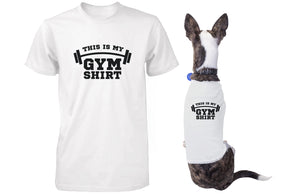 My Gym Shirts Matching T-shirts for Owner and Dog Funny Pet and Human Apparel - 365INLOVE