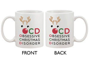 Funny Christmas Coffee Mug - OCD Obsessive Christmas Disorder 11 oz Mug Cup - 365INLOVE