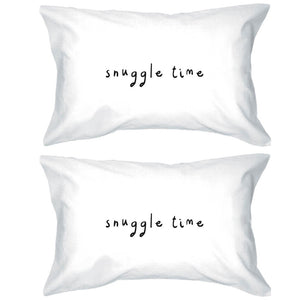 Bold Statement Pillowcases 300T Count Standard Size 20 x 31 – Snuggle Time - 365INLOVE