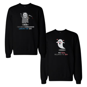 Death Eater And Ghost Couple Sweatshirts Halloween