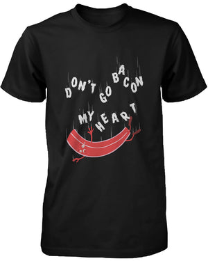 Bacon and Egg "Falling on the Frying Pan" Couple T-shirts - Matching Shirts - 365INLOVE