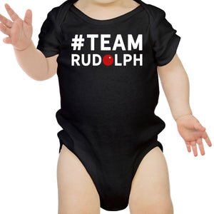 #Team Rudolph Baby Bodysuit Christmas Infant Bodysuit Holiday Gift - 365INLOVE