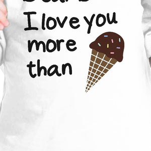 Dear Dad Icecream White Cute Design Infant Shirt Fathers Day Gifts - 365INLOVE