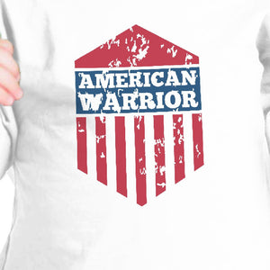 American Warrior White Graphic Baby T-Shirt Great Baby Shower Gifts - 365INLOVE