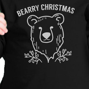 Bearry Christmas Bear Baby Black Shirt