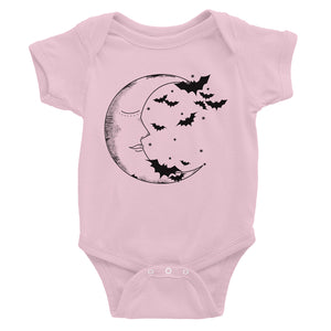 Moon And Bats Baby Bodysuit Gift