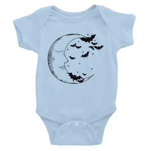 Moon And Bats Baby Bodysuit Gift