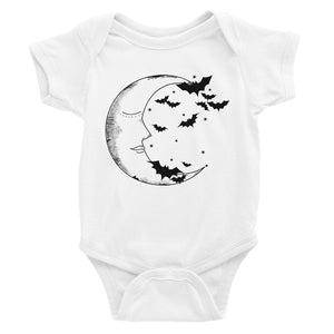 Moon And Bats Baby Bodysuit Gift