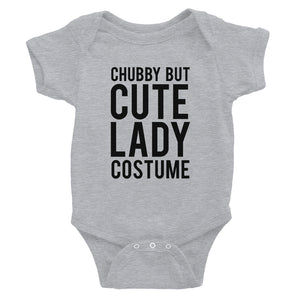 Chubby But Cute Lady Costume Baby Bodysuit Gift