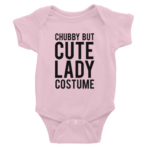 Chubby But Cute Lady Costume Baby Bodysuit Gift