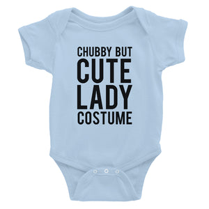 Chubby But Cute Lady Costume Baby Bodysuit Gift