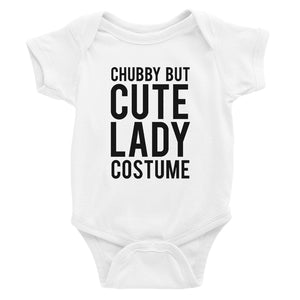 Chubby But Cute Lady Costume Baby Bodysuit Gift