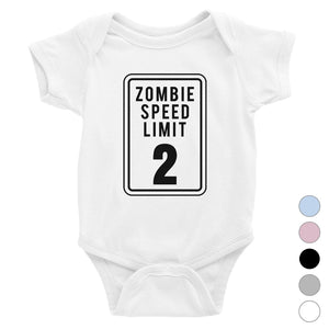 Zombie Speed Limit Baby Bodysuit Gift