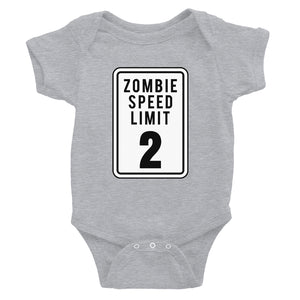 Zombie Speed Limit Baby Bodysuit Gift