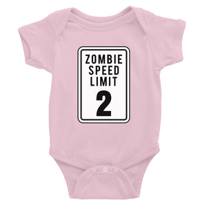 Zombie Speed Limit Baby Bodysuit Gift