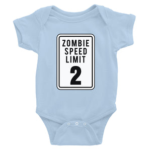 Zombie Speed Limit Baby Bodysuit Gift