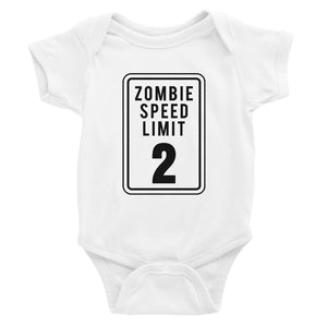 Zombie Speed Limit Baby Bodysuit Gift