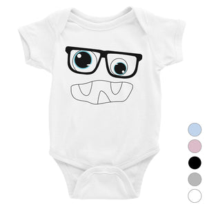 Monster With Glasses Baby Bodysuit Gift