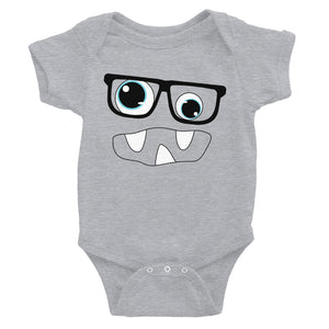 Monster With Glasses Baby Bodysuit Gift