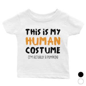 Human Costume Pumpkin Baby Gift Tee