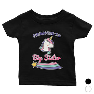 Promoted To Big Sister Baby Gift Tee Shirt For Baby Announcement