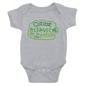 Cutest Clover In Patch Baby Bodysuit First St Patrick's Day Outfit